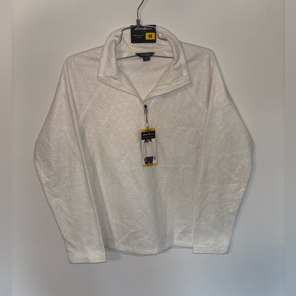 Eddie Bauer Printed Quarter-Zip Pullover